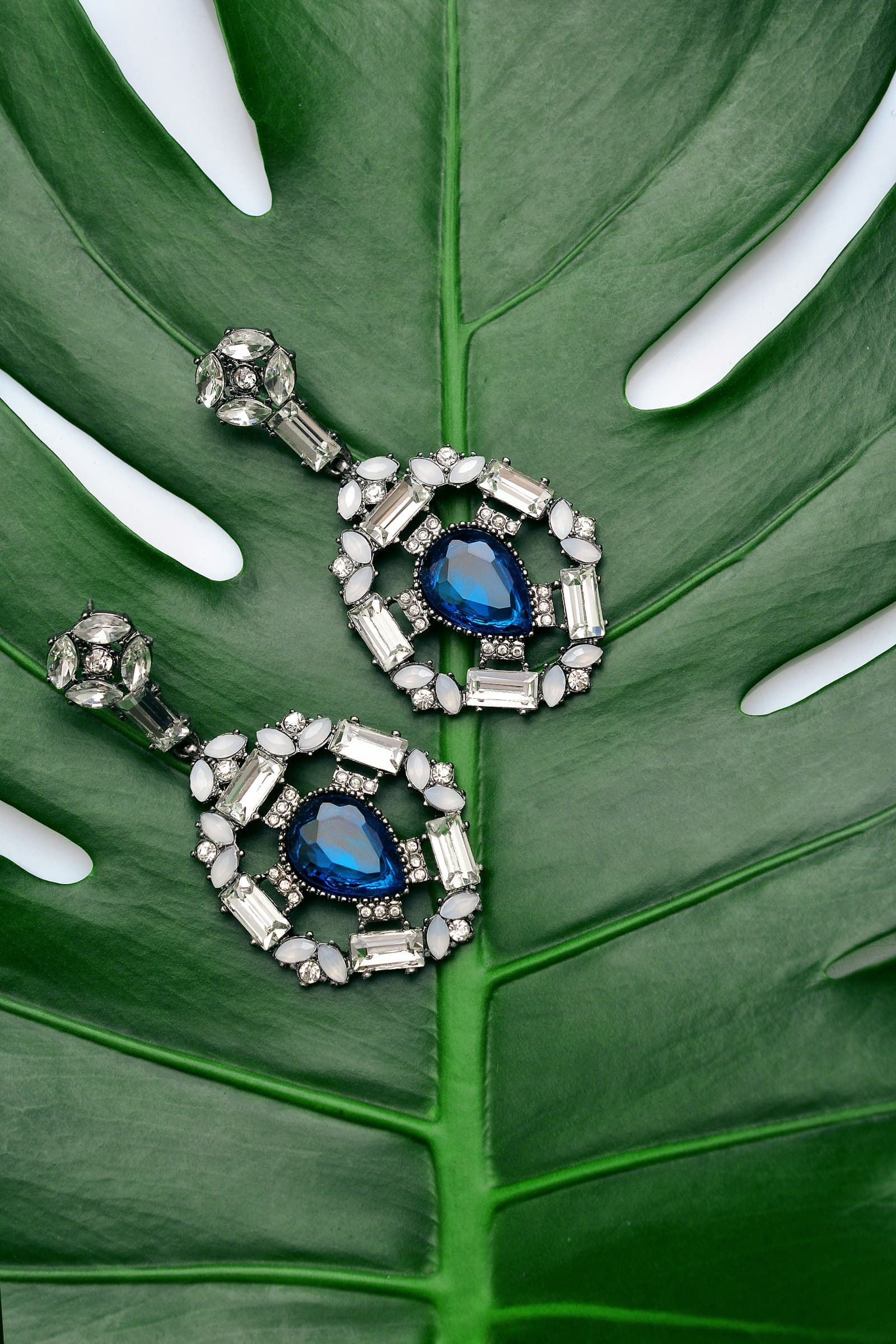 Recycled-Glass Statement Earrings
